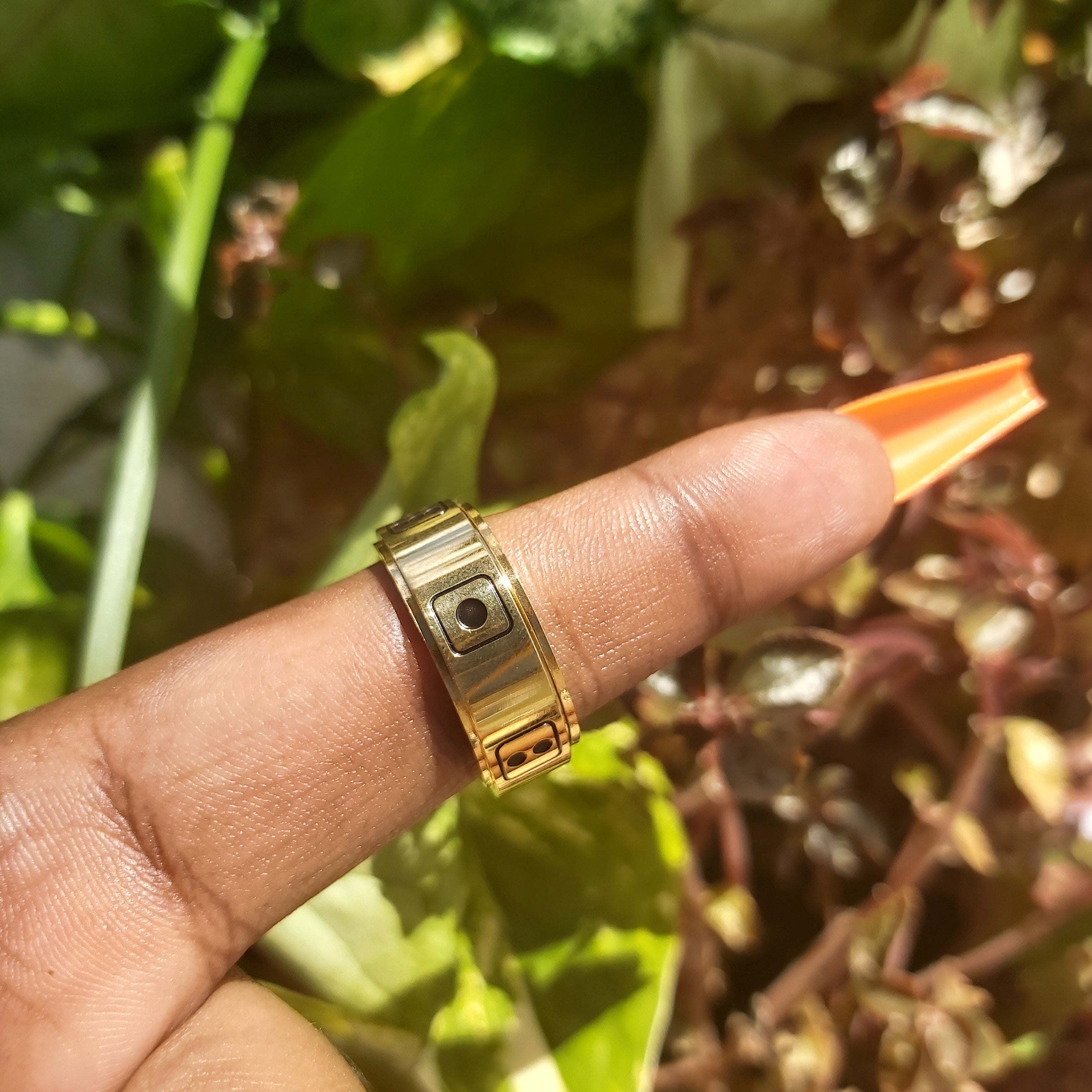 Dice Stainless Steel Ring