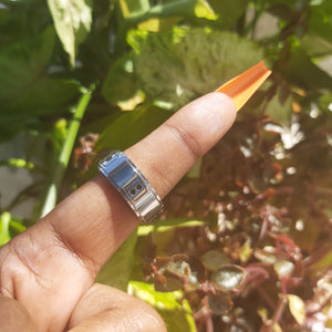 Dice Stainless Steel Ring