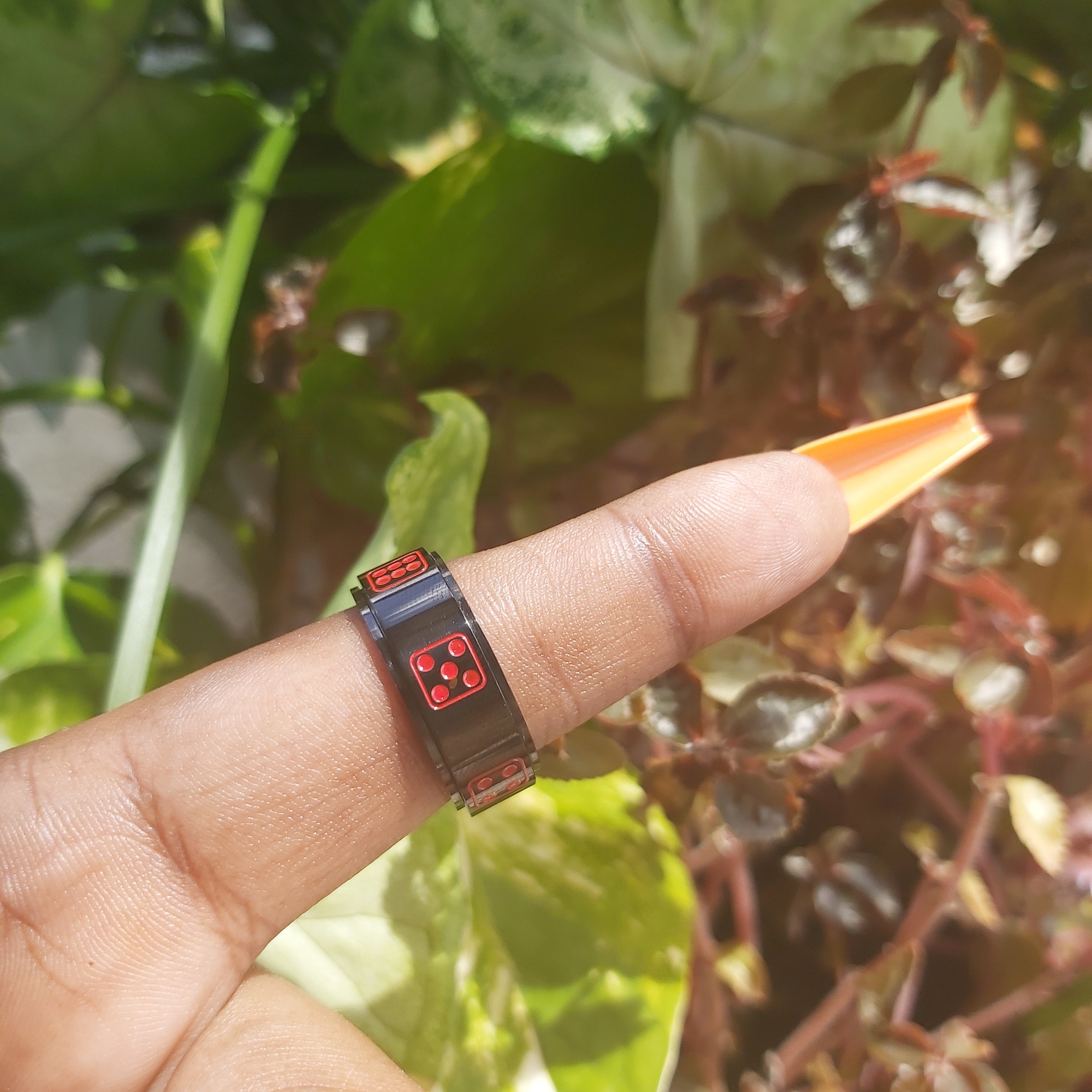 Dice Stainless Steel Ring