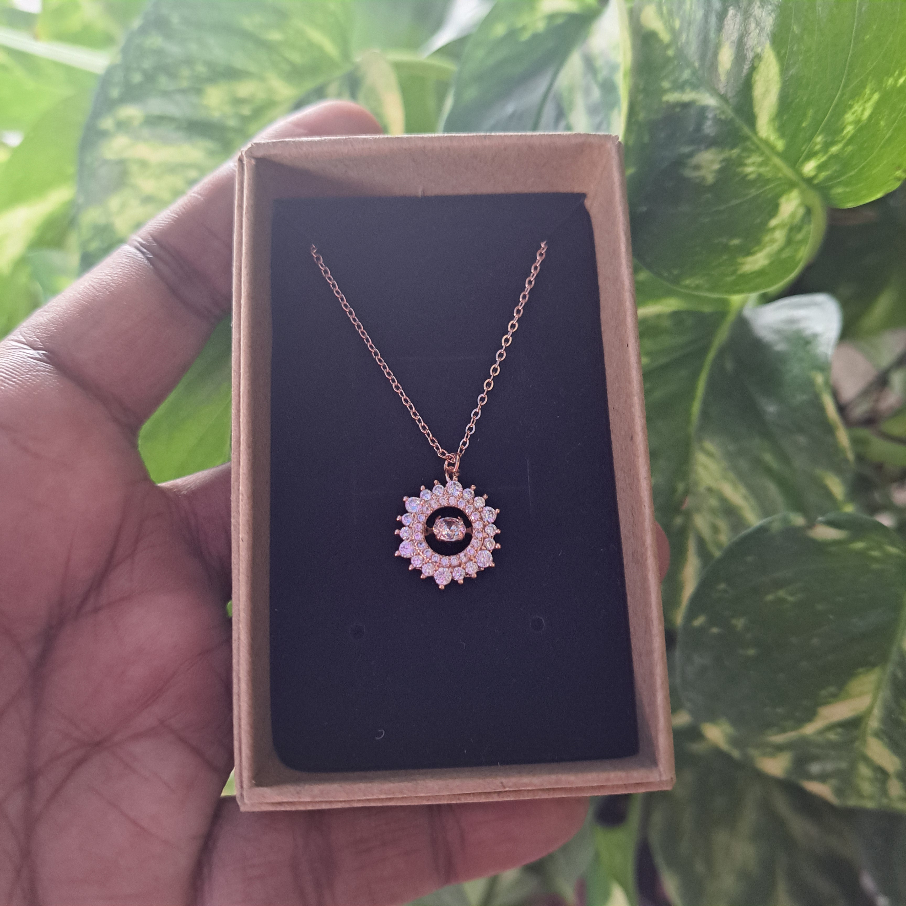 Rhinestones Stainless Steel Necklace