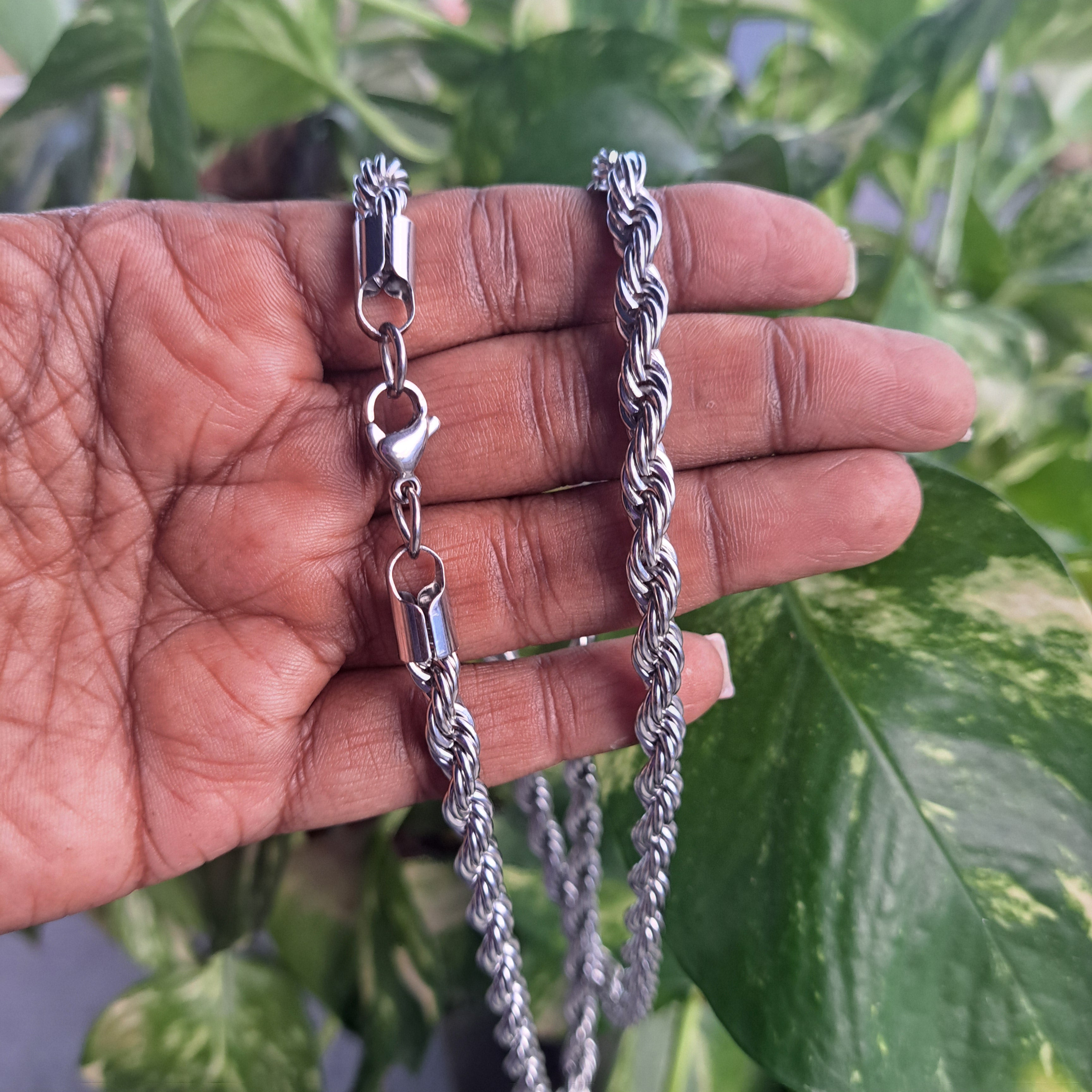 Stainless Steel Necklace_Rope Chain