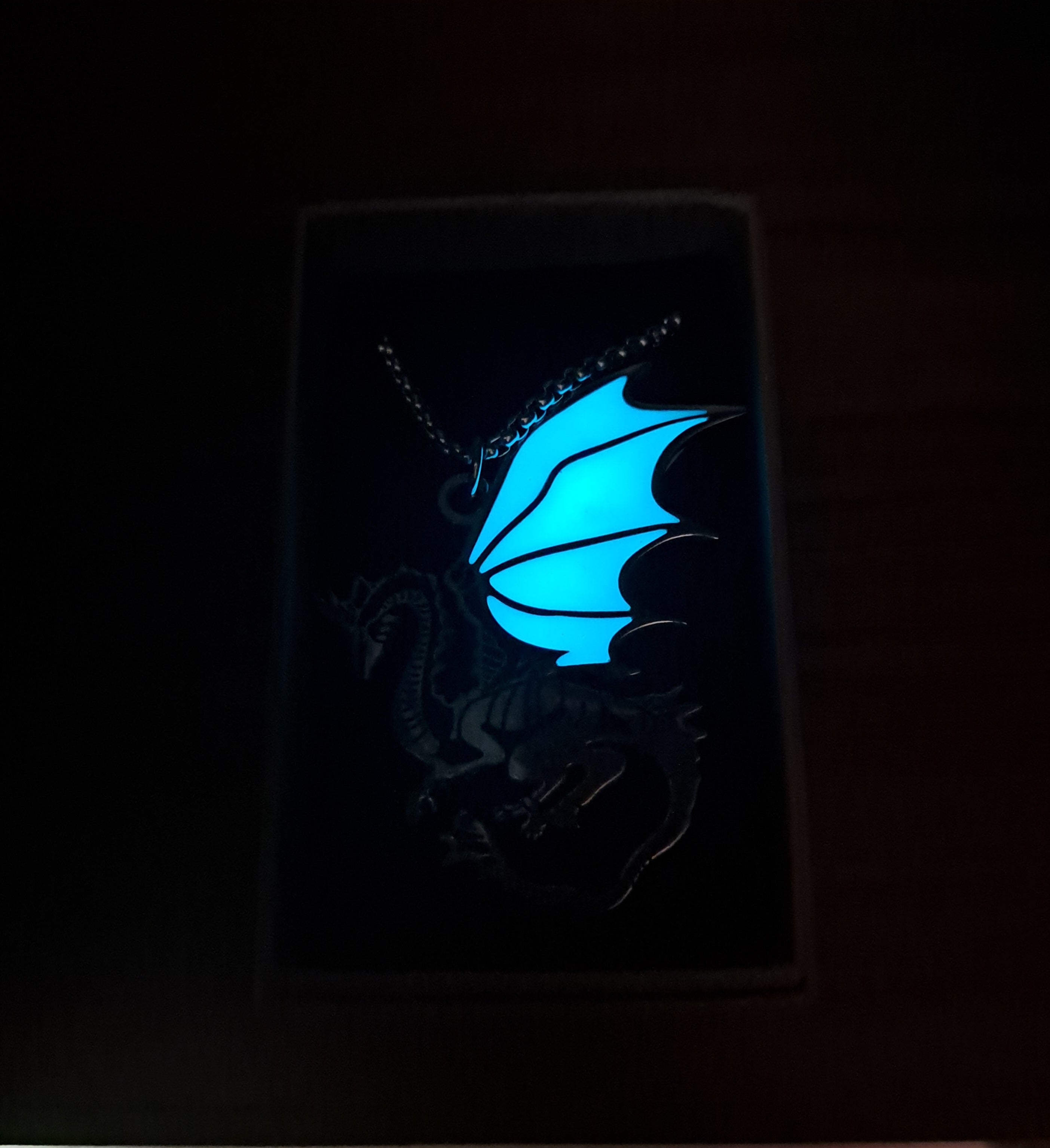 Dragon Glow In Dark (GID) Stainless Steel Necklace