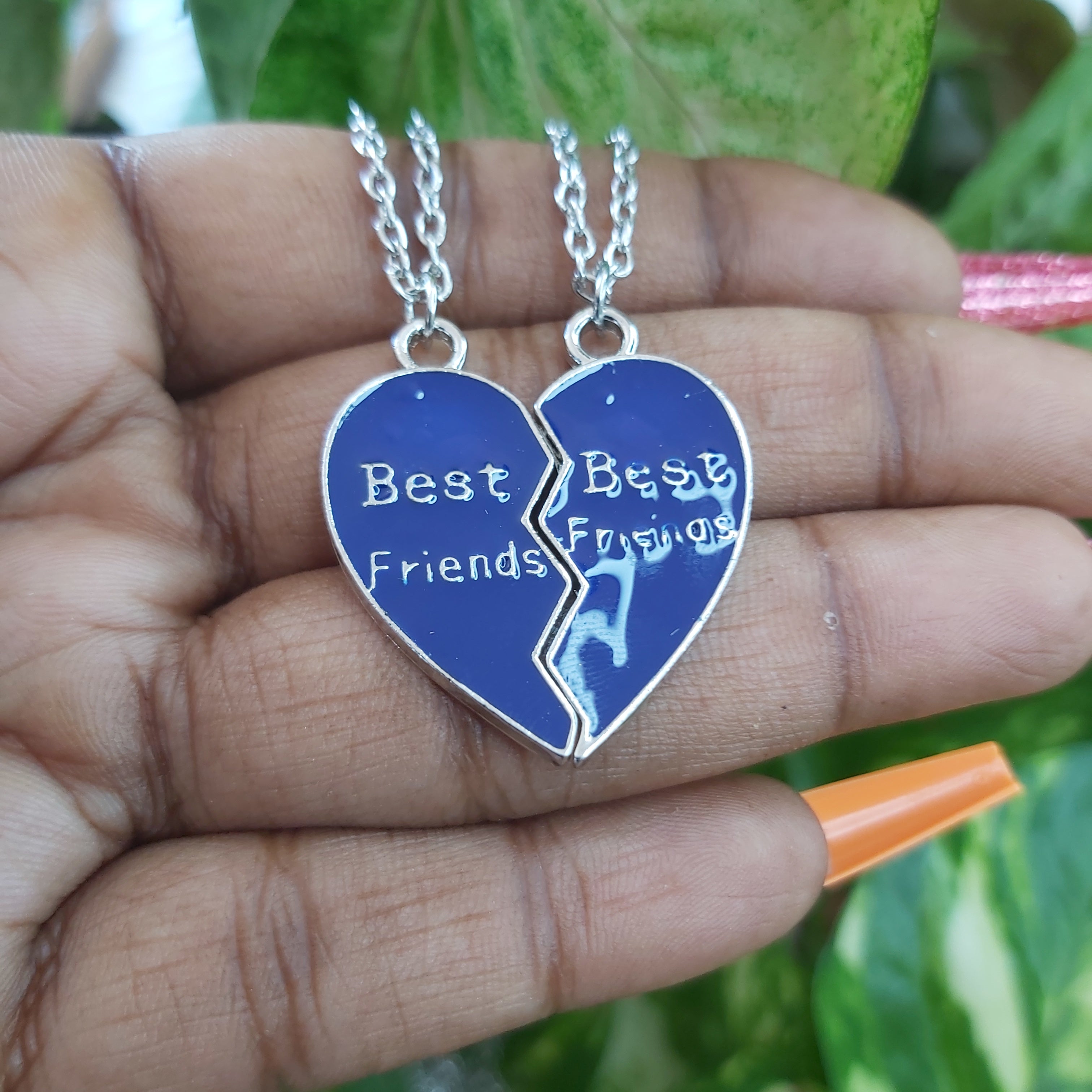 Best Friends / Besties Heart Fashion Necklaces