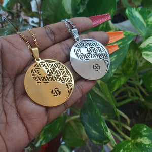 Yin-Yang Stainless Steel Necklace