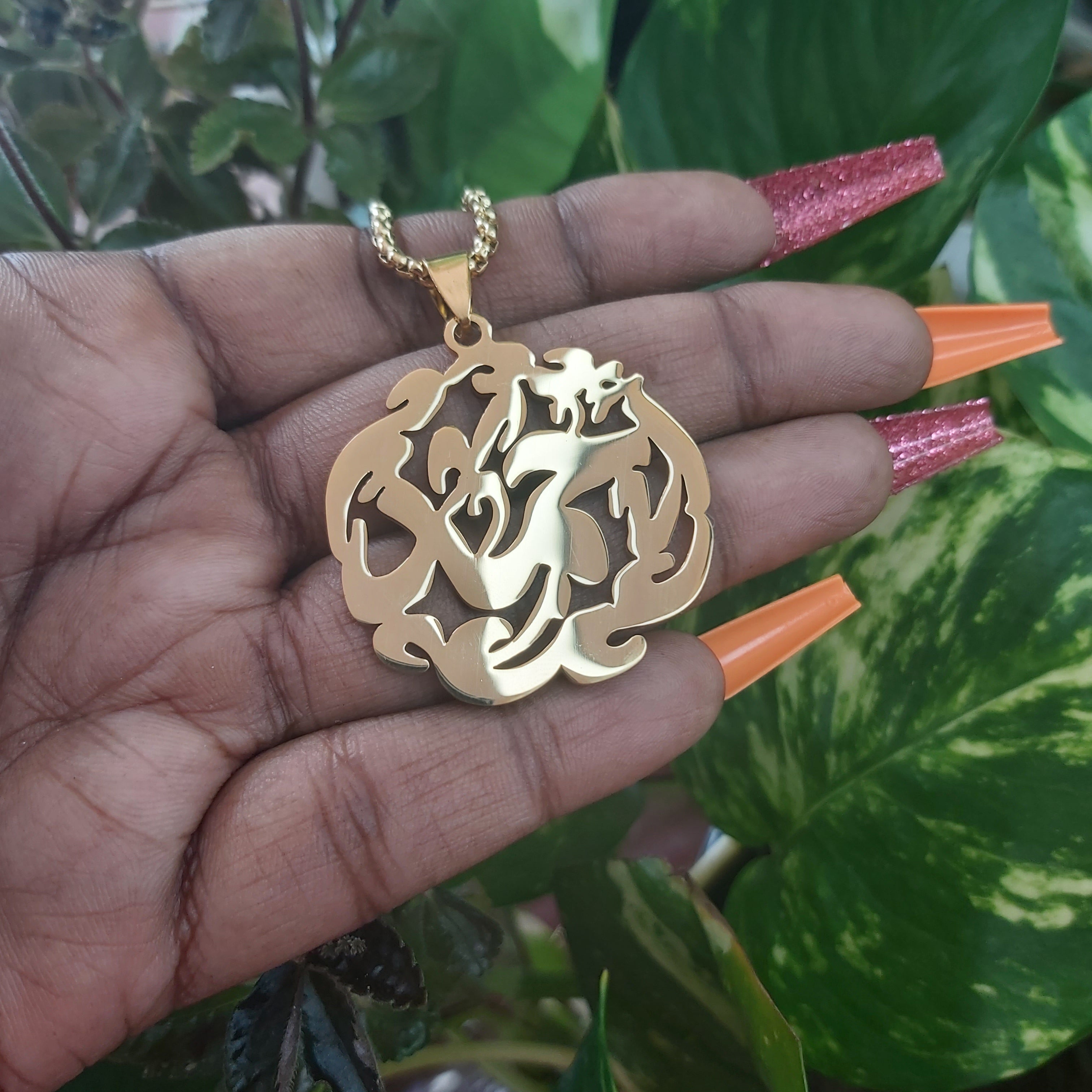 Arabic Religion Stainless Steel Necklace