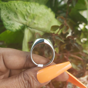 Heart Plain Stainless Steel Ring
