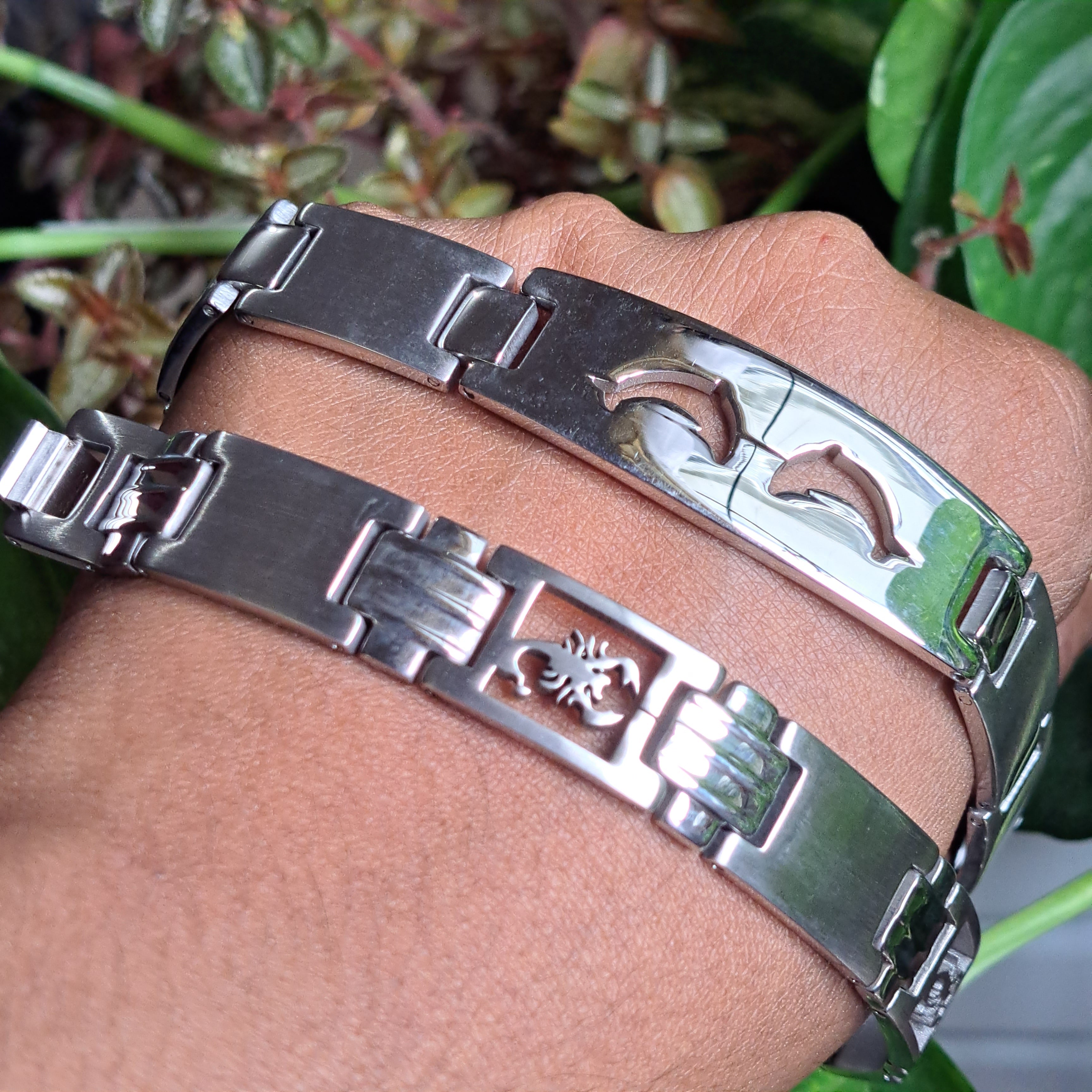 Mixed Band Stainless Steel Bracelet