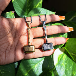Thor's Hammer Stainless Steel Necklace