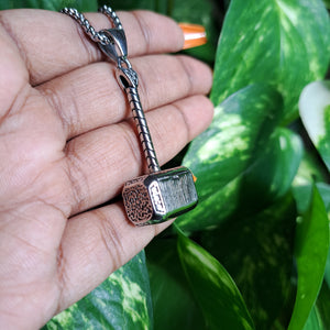Thor's Hammer Stainless Steel Necklace
