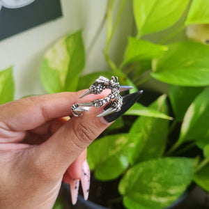 Claw Stainless Steel Adjustable Ring